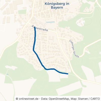 Scheubenweg Königsberg in Bayern Königsberg 