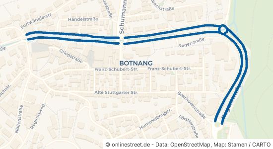 Regerstraße Stuttgart Botnang 