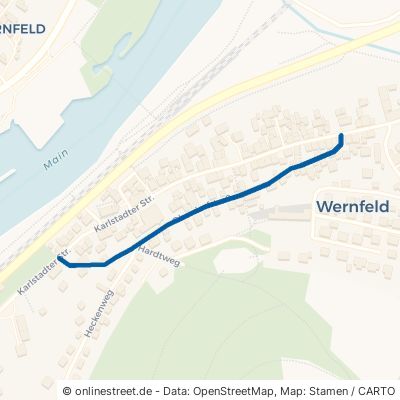 Oberdorfstraße Gemünden am Main Wernfeld 