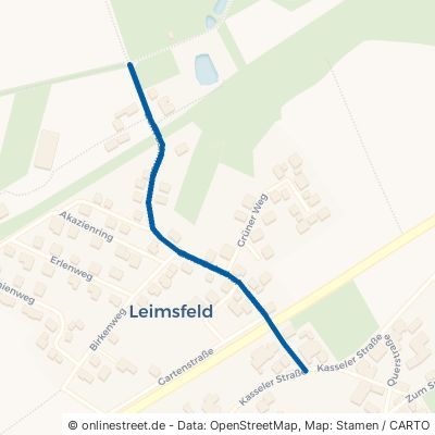 Zum Bahnhof Frielendorf Leimsfeld 