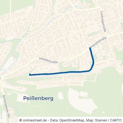 Bergstraße Peißenberg 