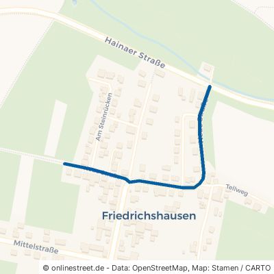 Neue Straße Frankenberg Friedrichshausen 