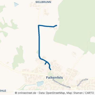 Wiesenfeldener Straße Falkenfels Oberhof 
