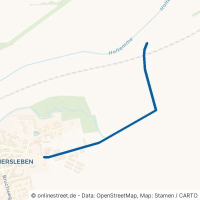 Nienhagener Weg Halberstadt Emersleben 