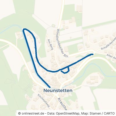 Römerweg 74238 Krautheim Neunstetten Neunstetten
