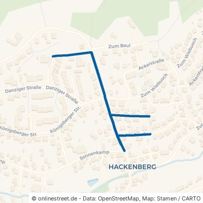 Hohle Straße Bergneustadt Hackenberg 
