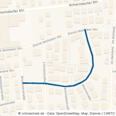 Gewandäckerstraße Schorndorf Weiler 