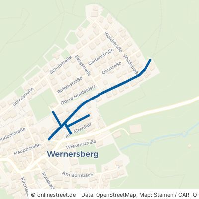 Nußfeldstraße Wernersberg 