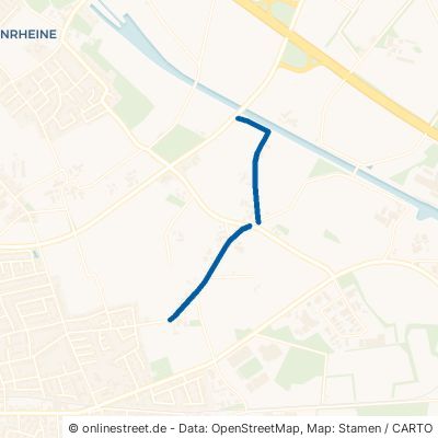 Möllerhookstraße Rheine Kanalhafen/Rodde 