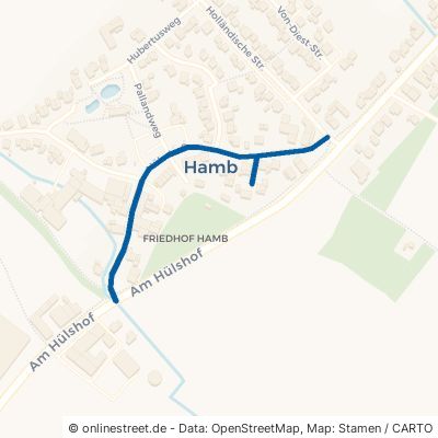 Hülsstraße Sonsbeck Hamb 