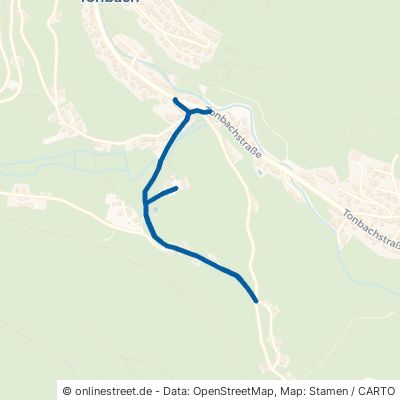 Alter Tonbachweg Baiersbronn Tonbach 
