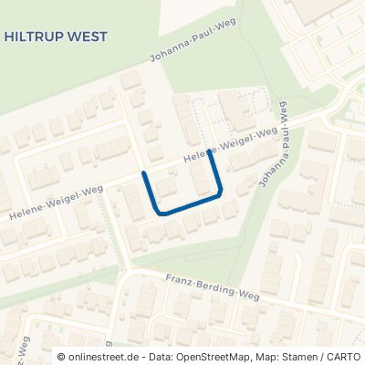 Helma-Sjuts-Weg Münster Hiltrup 