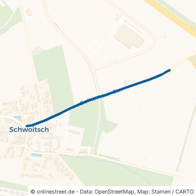 Delitzscher Straße Kabelsketal Schwoitsch 