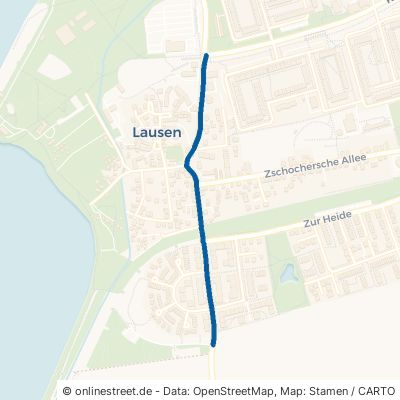 Lausener Straße Leipzig Lausen-Grünau 