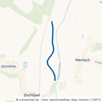 Schneidemühlenweg Ponitz Zschöpel 