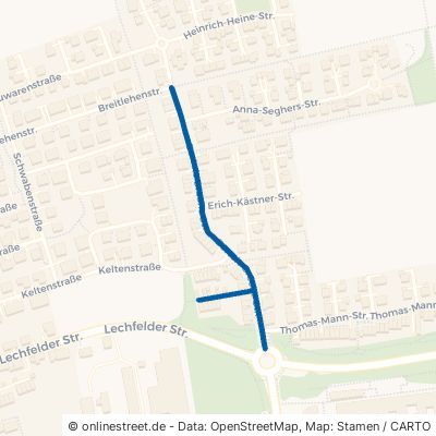 Bertolt-Brecht-Straße Schwabmünchen 