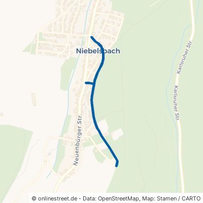 Tannenweg Keltern Niebelsbach 