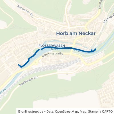 Nördlicher Uferweg Horb am Neckar 