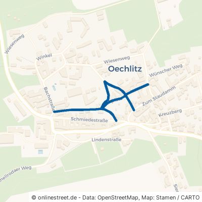 Kirchplatz Mücheln Oechlitz 