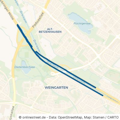 Autobahnzubringer Mitte Freiburg im Breisgau Alt-Betzenhausen 