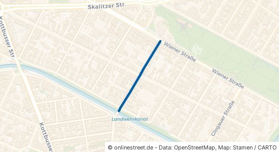 Ohlauer Straße 10999 Berlin Kreuzberg Bezirk Friedrichshain-Kreuzberg