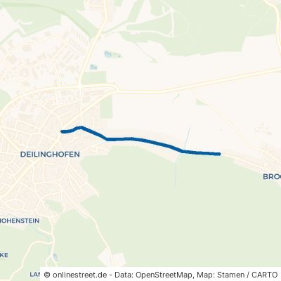Brockhauser Weg Hemer Deilinghofen 