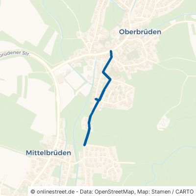 Mühlstraße Auenwald Oberbrüden 