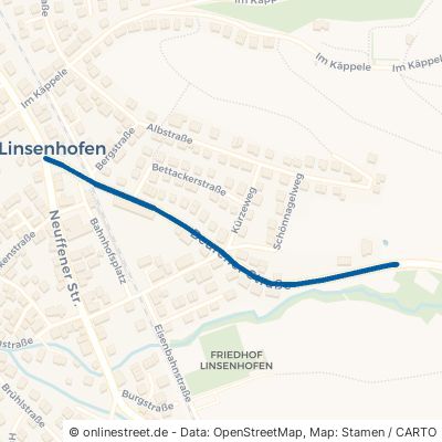 Beurener Straße Frickenhausen Linsenhofen 