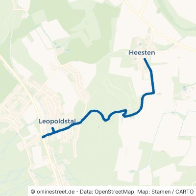Heestener Straße Horn-Bad Meinberg Leopoldstal 