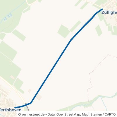 Züllighovener Weg Wachtberg Werthhoven 