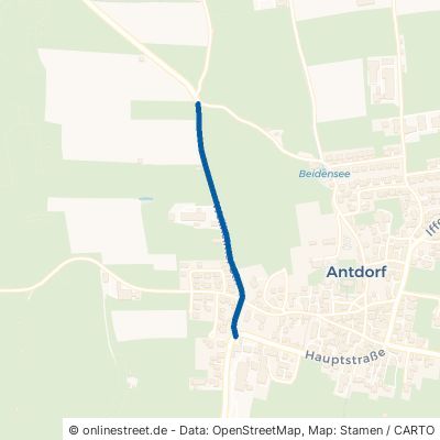 Weilheimer Straße Antdorf Obersiffelhofen 
