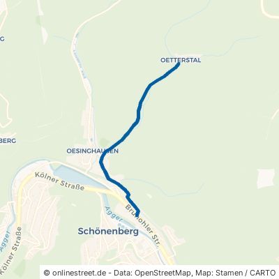 Oetterstaler Straße Gummersbach Brunohl 