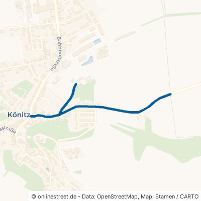 Raniser Straße Unterwellenborn Könitz 