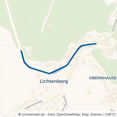 Waldstraße Fischbachtal Lichtenberg 