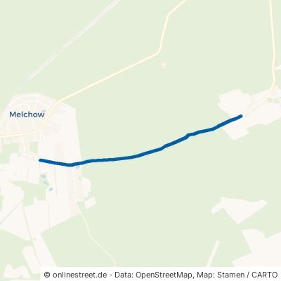 Schönholzer Straße Melchow Grüntal 