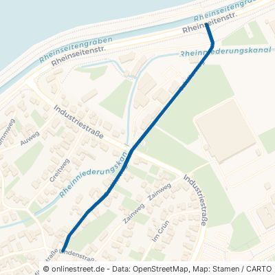 Schifferweg Rheinmünster Greffern 