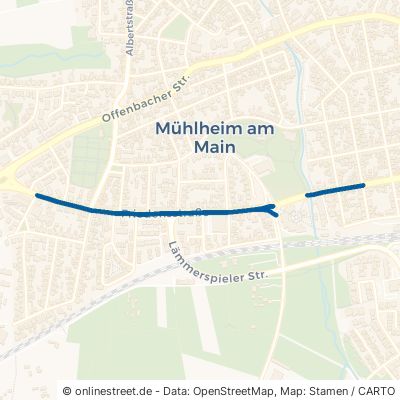 Friedensstraße Mühlheim am Main Mühlheim 