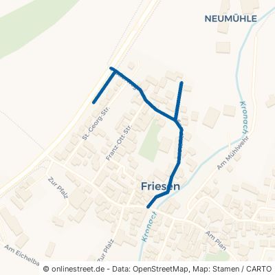 Flößerweg Kronach Friesen 