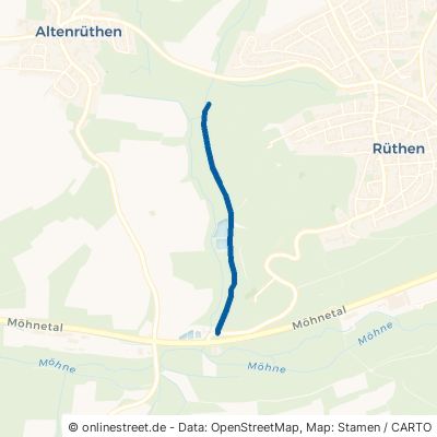 Kitzelbachweg 59602 Rüthen 