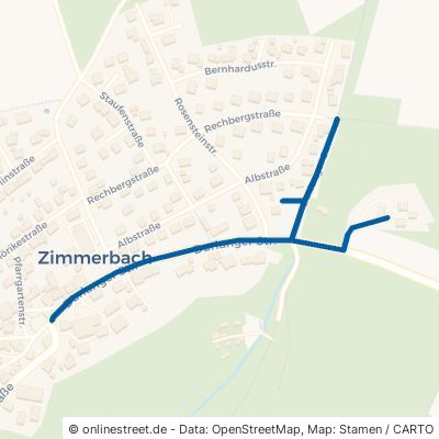 Durlanger Straße Durlangen Zimmerbach 