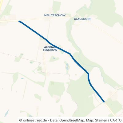 Garvensdorfer Weg Alt Bukow Kirch Mulsow 