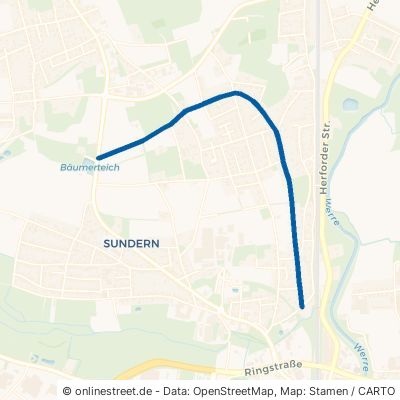 Herrendienstweg Hiddenhausen Schweicheln-Bermbeck 