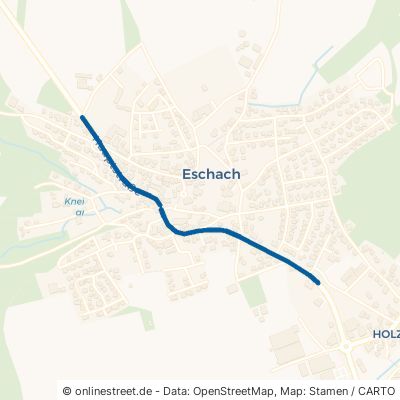 Hauptstraße Eschach Obergröningen Holzhausen