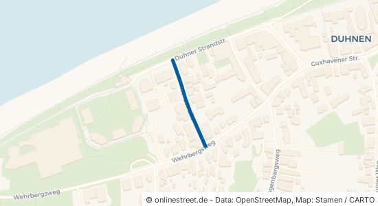 Nordstraße Cuxhaven Duhnen 