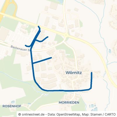 Industriestraße Wörnitz Oberwörnitz 