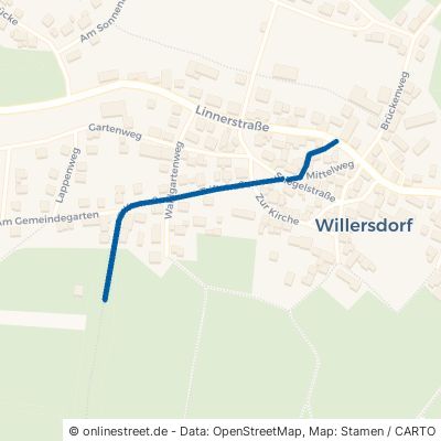 Triftstraße Frankenberg Willersdorf 