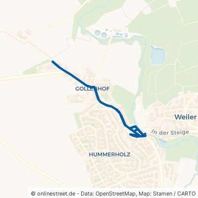 Gollenhofer Straße Leutenbach Weiler zum Stein 