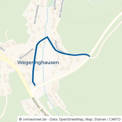 Landstraße Drolshagen Wegeringhausen 