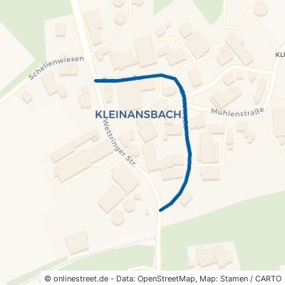 Ortsstraße Rot am See Kleinansbach 