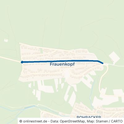 Frauenkopfstraße Stuttgart Frauenkopf 